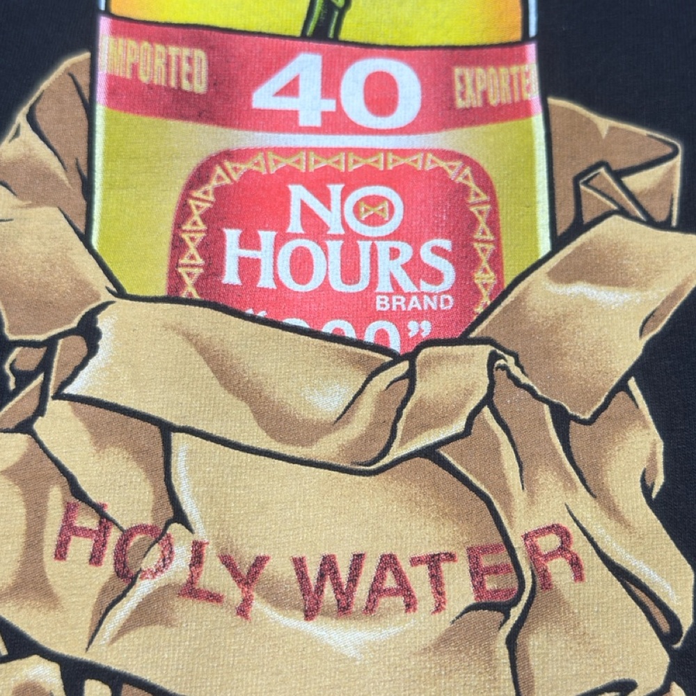 No Hours Black Graphic Sweatshirt - Picture 11 of 11